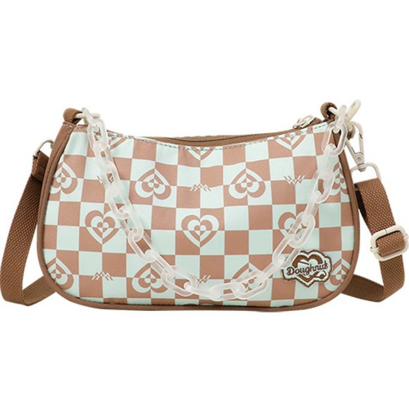 Doughnut Bags Kaleido Series Priestess Crossbody Bag In Mushroom